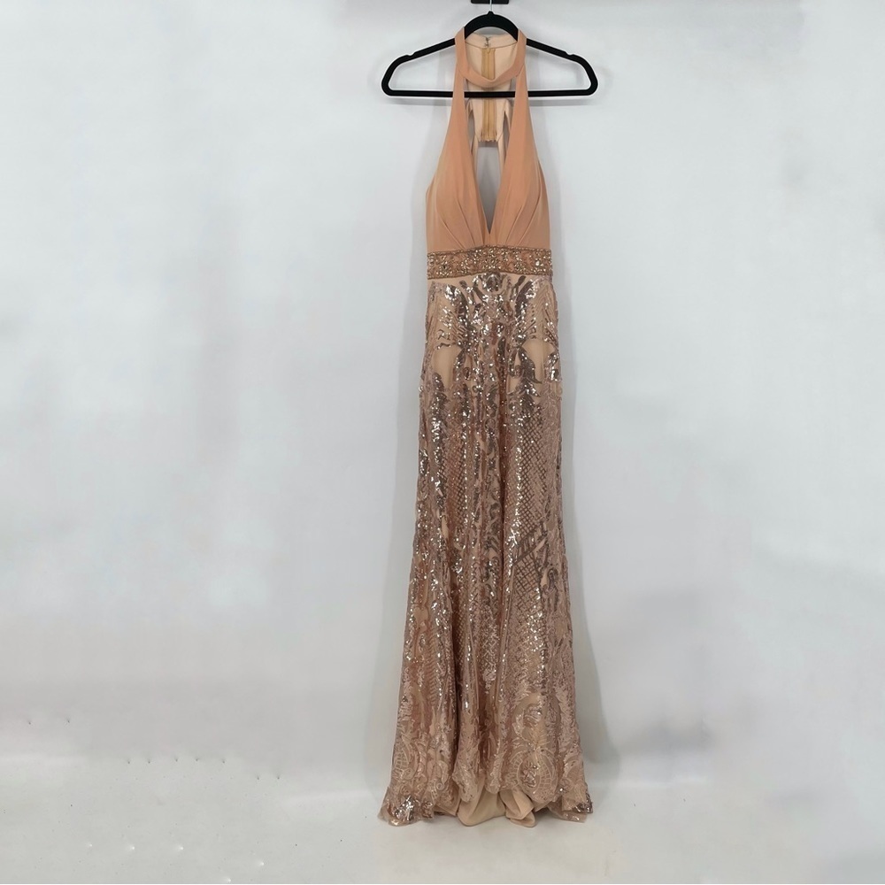 Rachel Allan Sequin Formal Dress #6190 - Picture 3 of 16